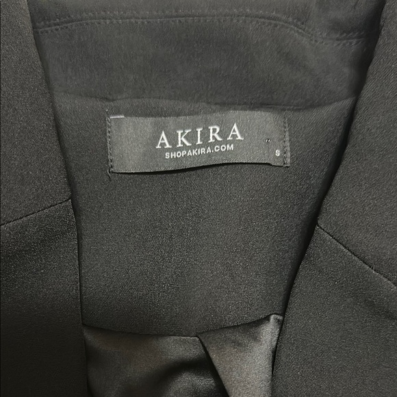 Akira Black and Gold Embellished Women's Jacket Dress - Picture 3 of 5